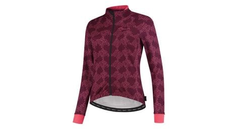 Veste velo hiver rogelli blossom - femme - cerise/corail