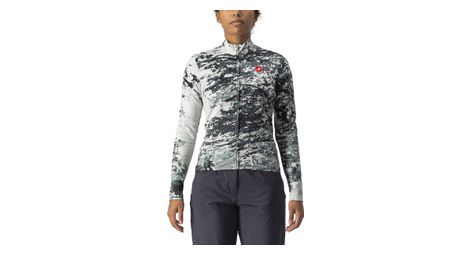 Castelli unlimited thermal langarmtrikot women grün weiß