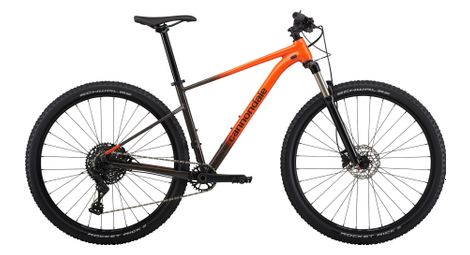 Vtt semi rigide cannondale trail sl 4 microshift advent x 10v 29 orange noir
