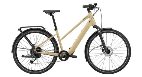 Velo de ville electrique cannondale mavaro neo sl 2 microshift 7v 360 wh 700 mm beige
