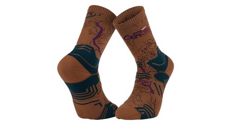 socken bv sport trek collector gr20 braun grun