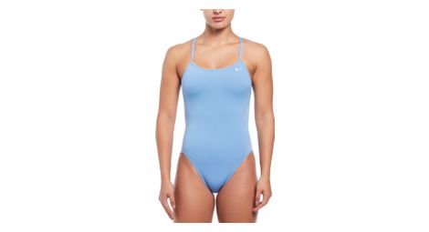 Costume da bagno nike swim hydrastrong solid cutout blu donna
