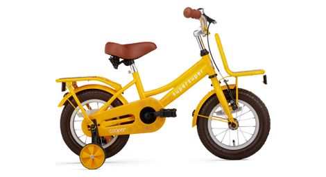 Velo enfant supersuper cooper bamboo 12 pouces jaune