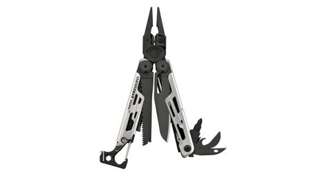 Leatherman outil multifonction signal, noir et argent, 19-pièce avec fourreau -noir