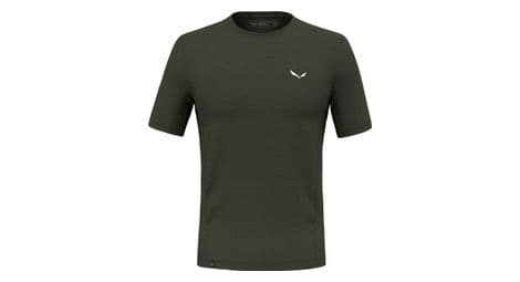 Salewa puez dry khaki korte mouw t-shirt