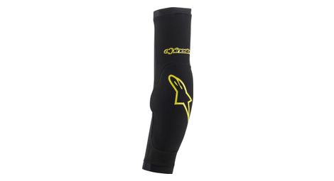 Ginocchiere alpinestars paragon plus nero acido giallo xl