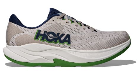 hoka rincon 4 running shoes white blue green men s
