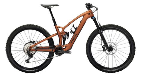 Vtt électrique tout-suspendu trek fuel exe 9.7 shimano slx / xt 12v 360 wh 29 orange flake 2023