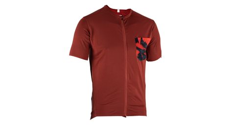 Maglia leatt mtb trail 3.0 a maniche corte lava red