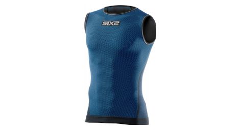 sixs smx blue sleeveless under jersey