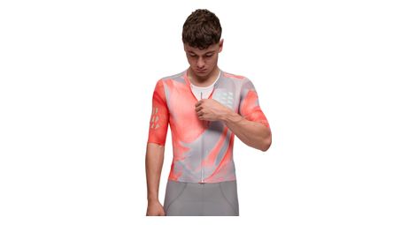 Maap Privateer Torbjorn Roed Pro Air 3.0 Kurzarm-Trikot für Herren, grau/orange