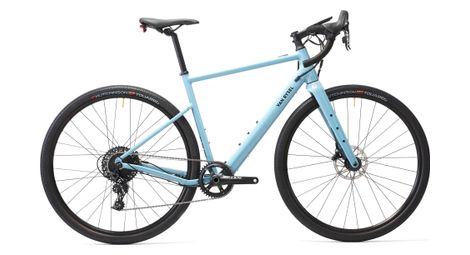 Gravel bike electrique van rysel e-grvl af hd mahle x35 sram apex 11v 700mm bleu 2024