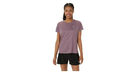 Asics core run kurzarm trikot mauve damen