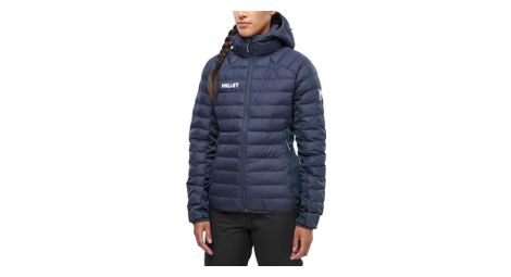 Piumino Millet Fitz Roy Warm Hoodie blu da donna