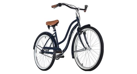 Beachcruiser Femme 26 CALIFORNIA bleu nuit 3 Vitesses TC 46 cm DaCapo