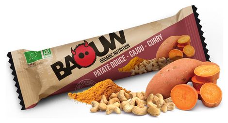 Barre energetique bio baouw patate douce cajou curry 25g