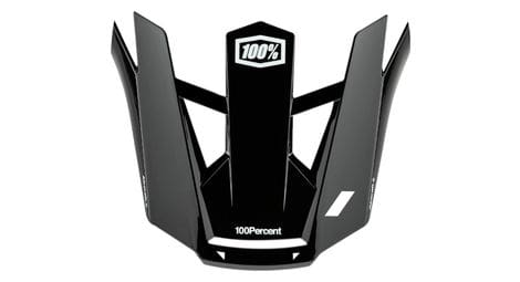 Ersatzvisier für helm 100% aircraft 2 schwarz/weiß