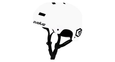 Casque evolve curb glossy white