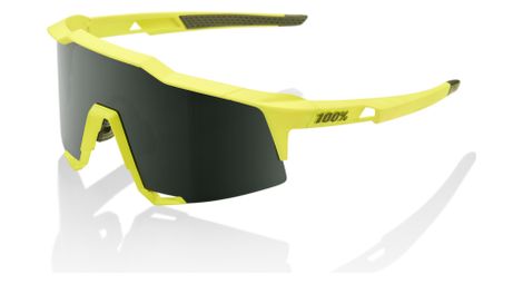 Lunettes 100 speedcraft soft tact jaune gris verres vert