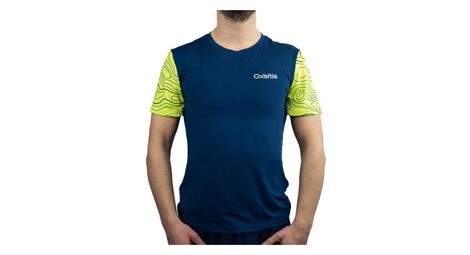 Maillot manches courtes oxsitis origin bleu jaune