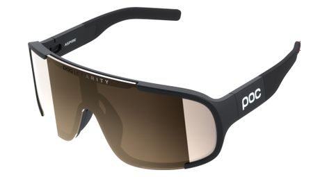 Poc aspire glasses black - clarity trail partly sunny silver lenses