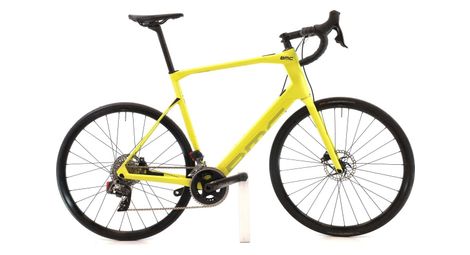 Produit reconditionné · BMC Roadmachine AMP TWO AXS 12V · Jaune / Vélo de route | Bon état