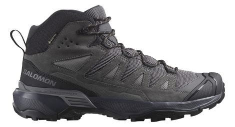 Salomon x ultra 360 mid gore-tex wanderschuhe grau/schwarz