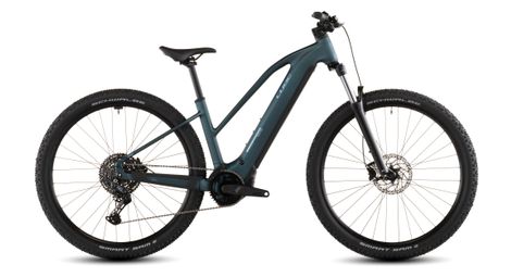Cube reaction hybrid one 600 trapezio elettrico hardtail mtb shimano 10s 600 wh bosch 100 nm 29'' verde reale 2026