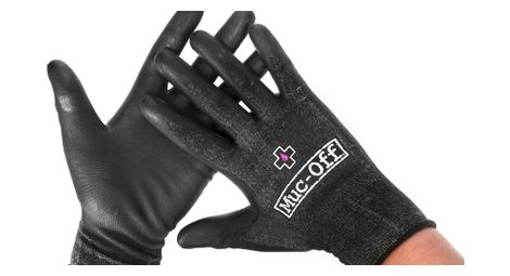 Guanti da officina muc-off mechanics nero l