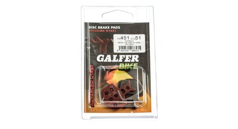 Galfer brake pads formula mega / the one / r0 / r1/ rx/ rr1/ t1/ c1 sintered advanced g1851