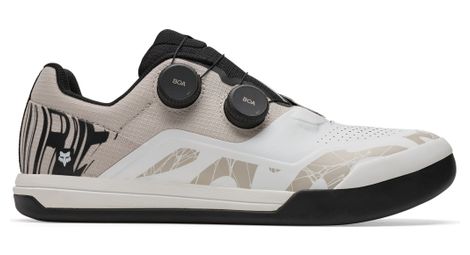 Zapatillas para pedales planos Fox Union BOA Flat Diffuse Edición Especial Beige Unisex