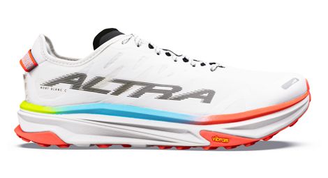 Chaussures Trail Altra Mont Blanc Carbon Blanc/Rouge Homme