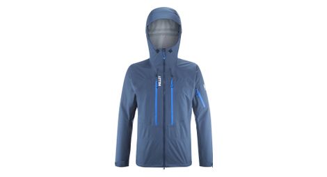 Giacca impermeabile millet m white 3l blue
