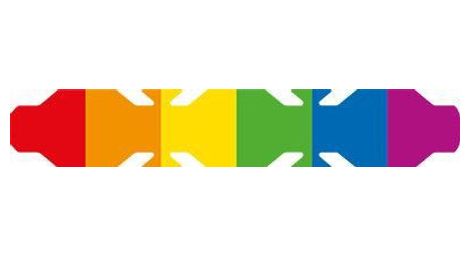 Autocollant Drapeau Lgbt pour porte-bagages CODEX-U