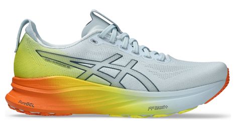 Asics Gel-Kayano 32 Sunny Sizzle Laufschuhe Blau/Orange/Gelb Herren