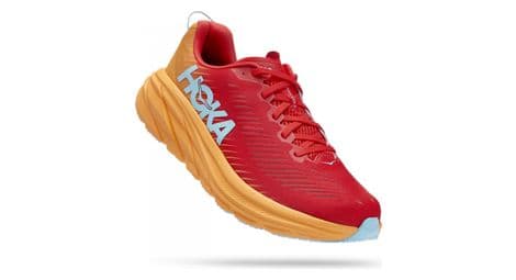 Hoka rincon 3 running shoes red orange