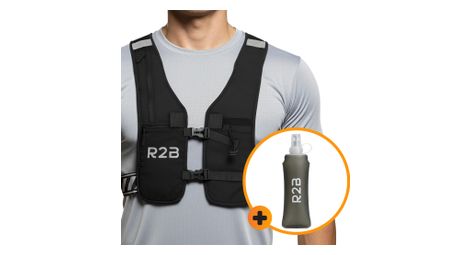Gilet d'hydratation avec Bouteille Soupple (250 ML) - Running vest + Soft Flask