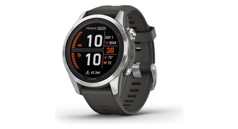 Garmin fēnix 7s pro solar edition silver grey sporthorloge