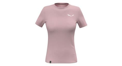 Camiseta técnica de mujer salewa puez dry rosa s
