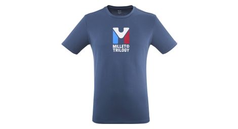 T-shirt millet chamonix tri bleu