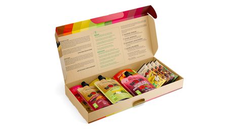 Baouw experience box (4 riegel extra + 2 riegel +4 pürees + 2 gels)