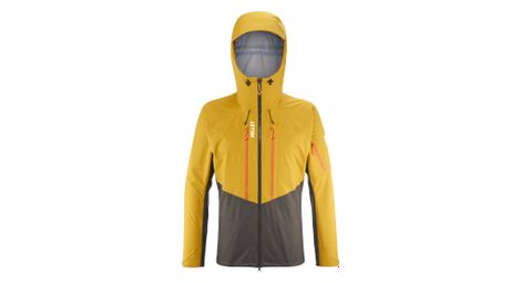 Veste imperméable millet m white 3l vert/jaune