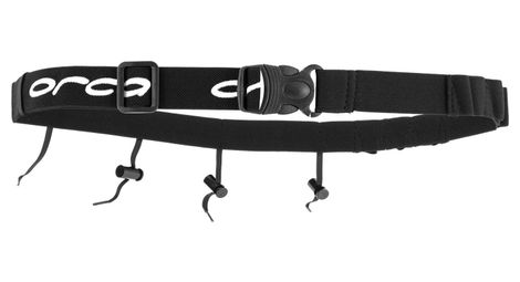 Ceinture porte-dossard orca race belt noir