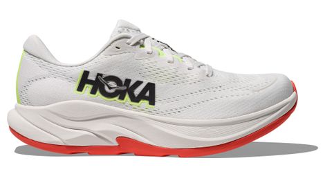 hoka rincon 4 women s running shoes in white red