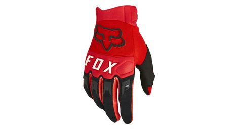 Gants fox dirtpaw rouge fluo 