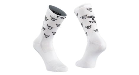 Chaussettes unisexe northwave ride roll blanc