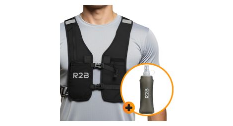 Gilet d'hydratation avec Bouteille Soupple (500 ML) - Running vest + Soft Flask