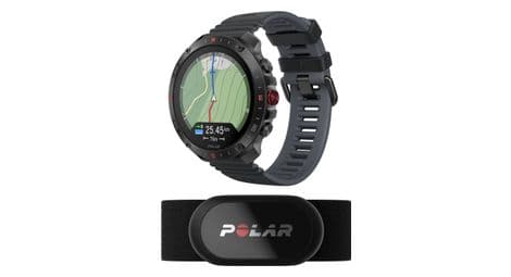 Reloj gps polar grit x2 pro negro noche + sensor de frecuencia cardíaca h10