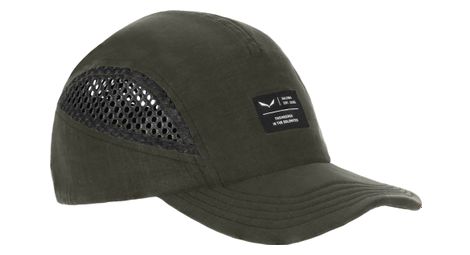 Berretto unisex salewa hemp flex 5 panel khaki m