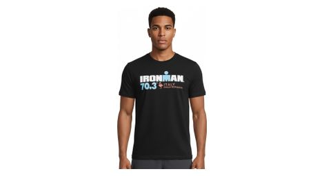 Ironman 70.3 Italy Emilia-Romagna Kurzarm T-Shirt Schwarz Herren